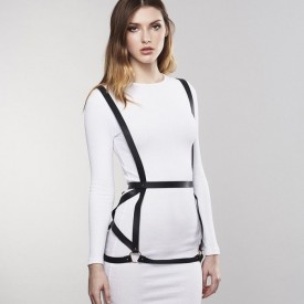 Чёрная упряжь ARROW DRESS HARNESS