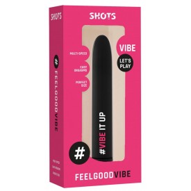 Черный гладкий вибромассажер Feelgood Vibe #Vibe it ap - 17,2 см.